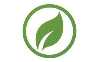 Green Leaf nature element tree company name v55