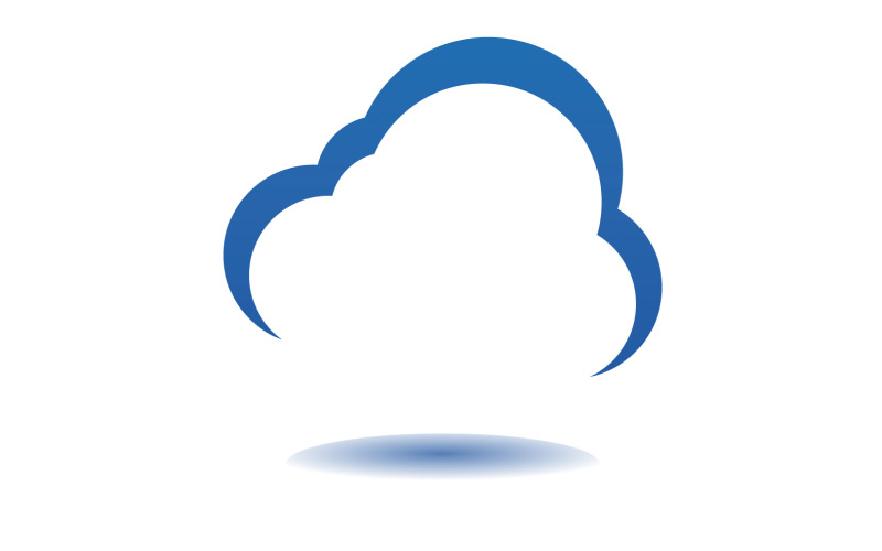 Cloud blue element design logo company v31 Logo Template