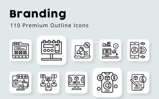 Branding Unique Outline Icons