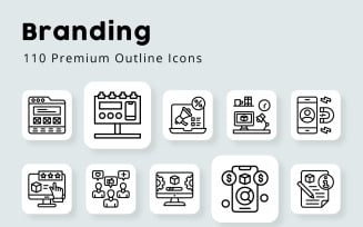 Branding Unique Outline Icons