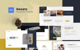 Gesetz — Legal Consulting Keynote Template