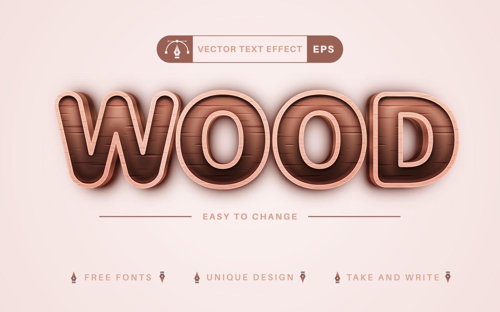 Template #324640 Effect Font Webdesign Template - Logo template Preview