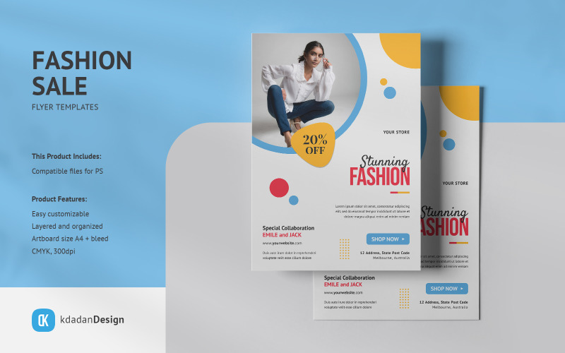 Fashion Flyer PSD Templates Vol 03 Corporate Identity