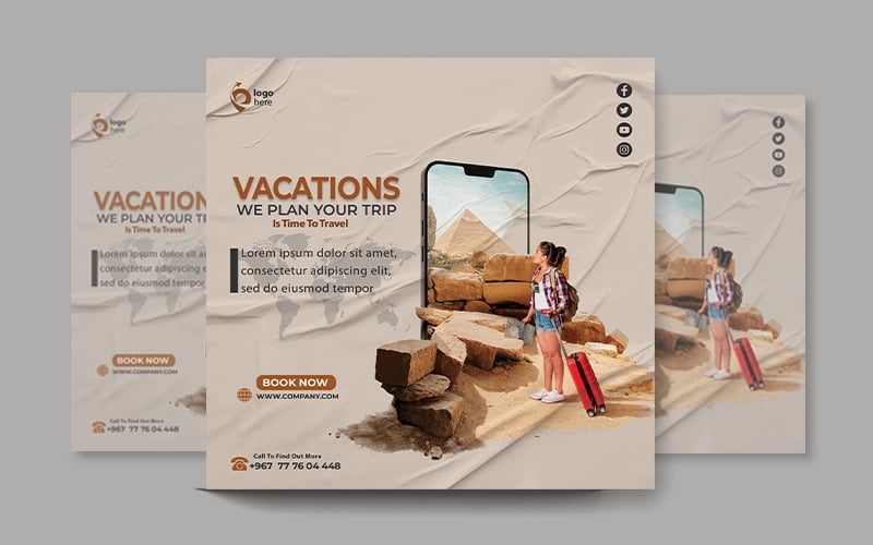 Travel Agency Template -Trips -Travel Corporate Identity