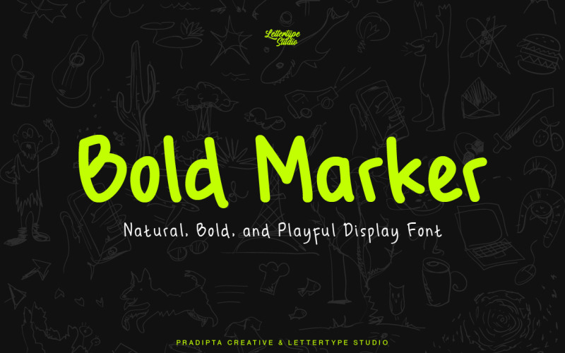 Bold Marker | Natural & Bold Display Font