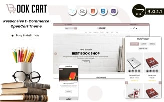 Book Cart : A Versatile OpenCart 4.0.1.1 Theme for Online Booksellers