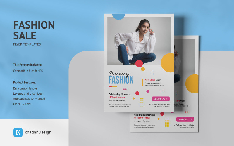 Fashion Flyer PSD Templates Vol 06 Corporate Identity