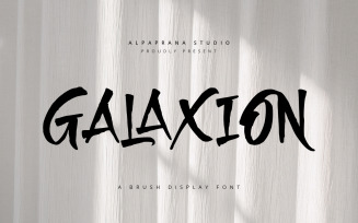Galaxion - Modern Brush Font