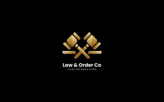 Justice Law Gradient Logo Style