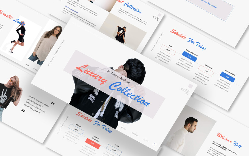 Luxury Fashion Collection Keynote Template