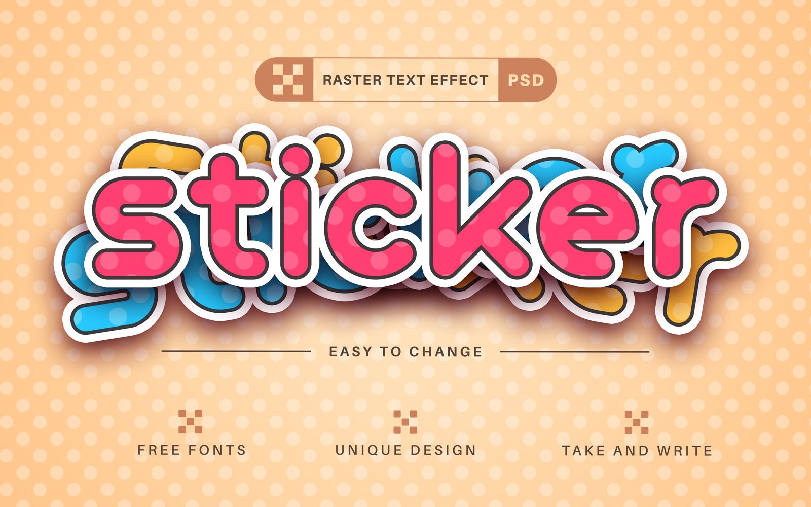 Template #324879 Text Effect Webdesign Template - Logo template Preview