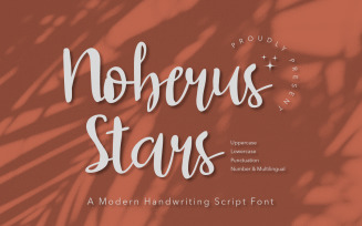 Noberus Stars - Modern Script fonts