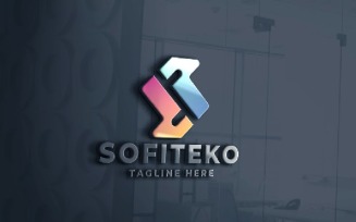 Sofiteko Letter S Logo Template