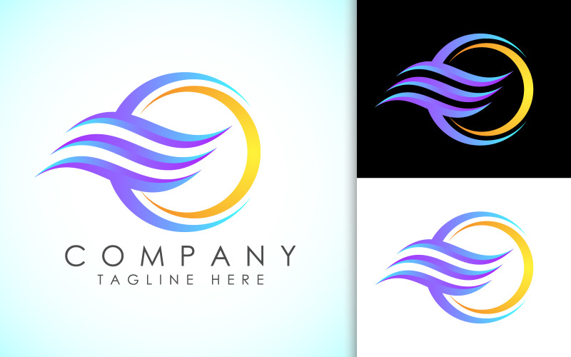 Air Conditioner Icon Logo Design Logo Template