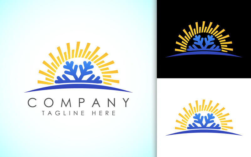 Air Conditioning Logo Vector Illustration Logo Template