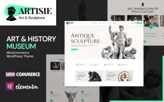 Artisie Art Gallery, Crafts and Museum WooCommerce Theme
