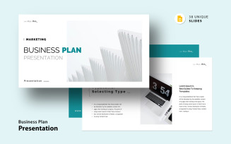 Business Plan Presentation Powerpoint Layout Template