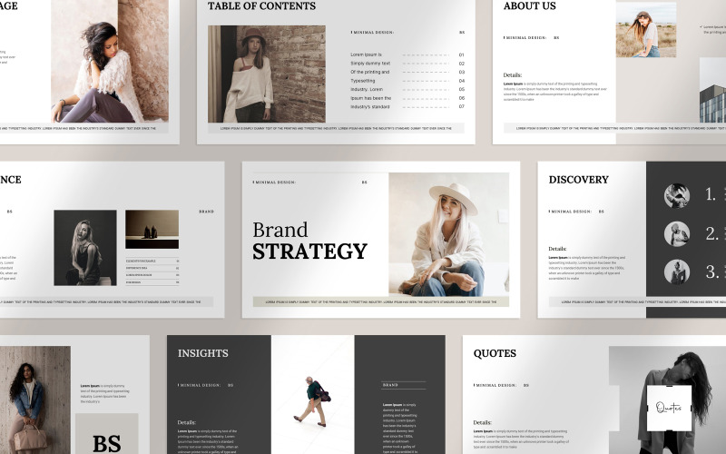 Corporate Brand Strategy Presentation PowerPoint Template