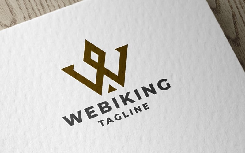 Webi King - Letter W Logo Temp Logo Template