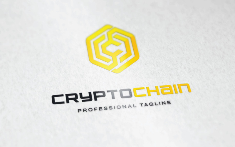 Crypto Chain Logo or letter C logo Logo Template