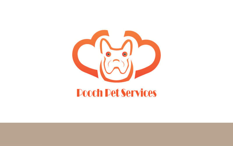 Professional Pooch Pet Logo Logo Template
