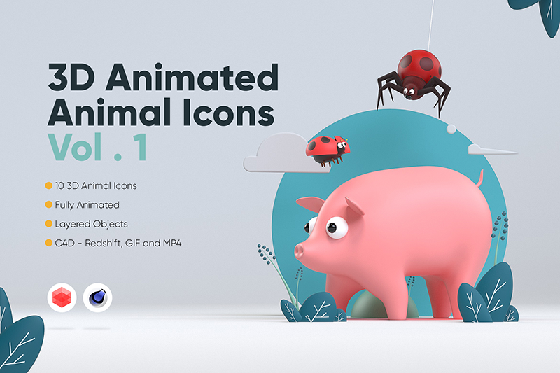 Kit Graphique #325220 Animals Ladybug Divers Modles Web - Logo template Preview