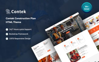 Contek – Construction Plan Website Template