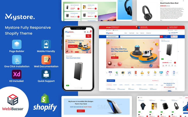 MyStore - Multipurpose Responsive Shopify OS 2.0 Theme Shopify Theme
