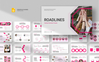 Roadlines - Project Roadmap Google Slides Template