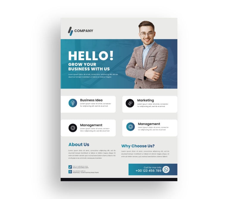 Template #325330 Agency Brochure Webdesign Template - Logo template Preview