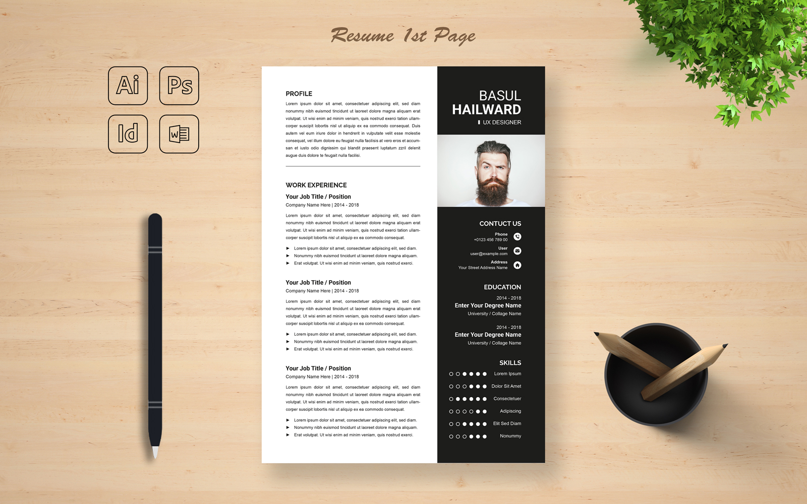 Template #325361 With Photo Webdesign Template - Logo template Preview