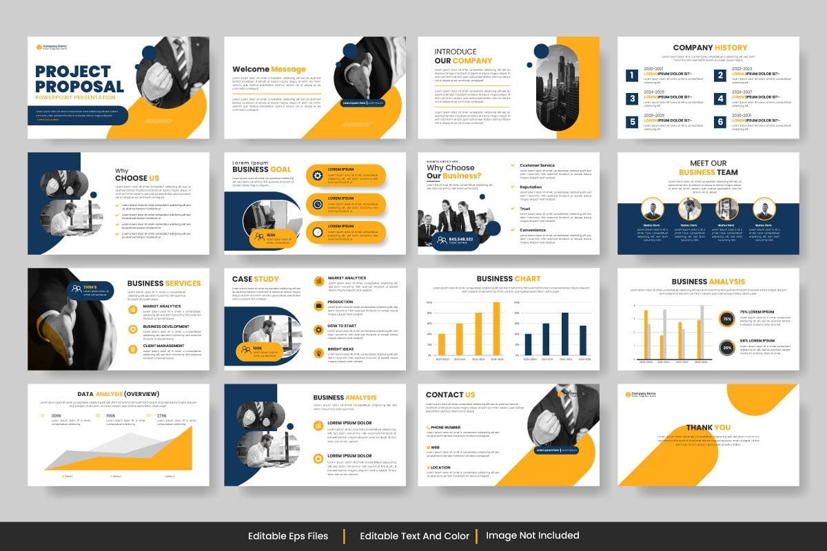 Kit Graphique #325382 Project Proposal Divers Modles Web - Logo template Preview