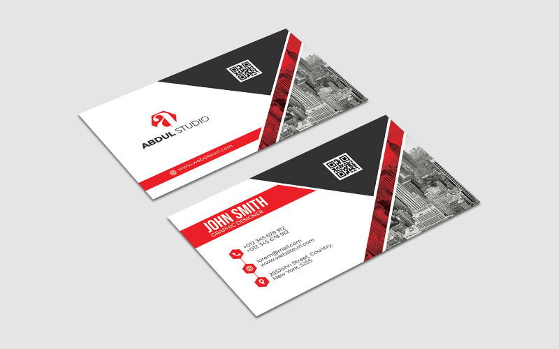 Business Card Design Ready to Print Corporate Identity