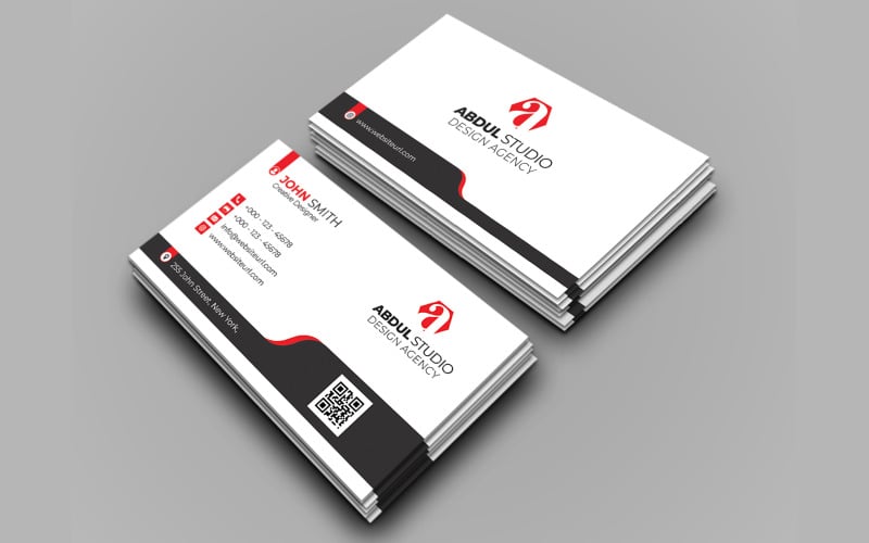 Creative Business Card Design - Abdul Studio Corporate Identity