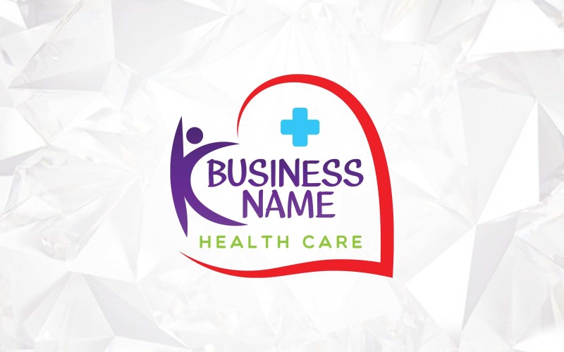 Health Care Logo Design Specially K letter Logo Name Business - Brand Identity Logo Template