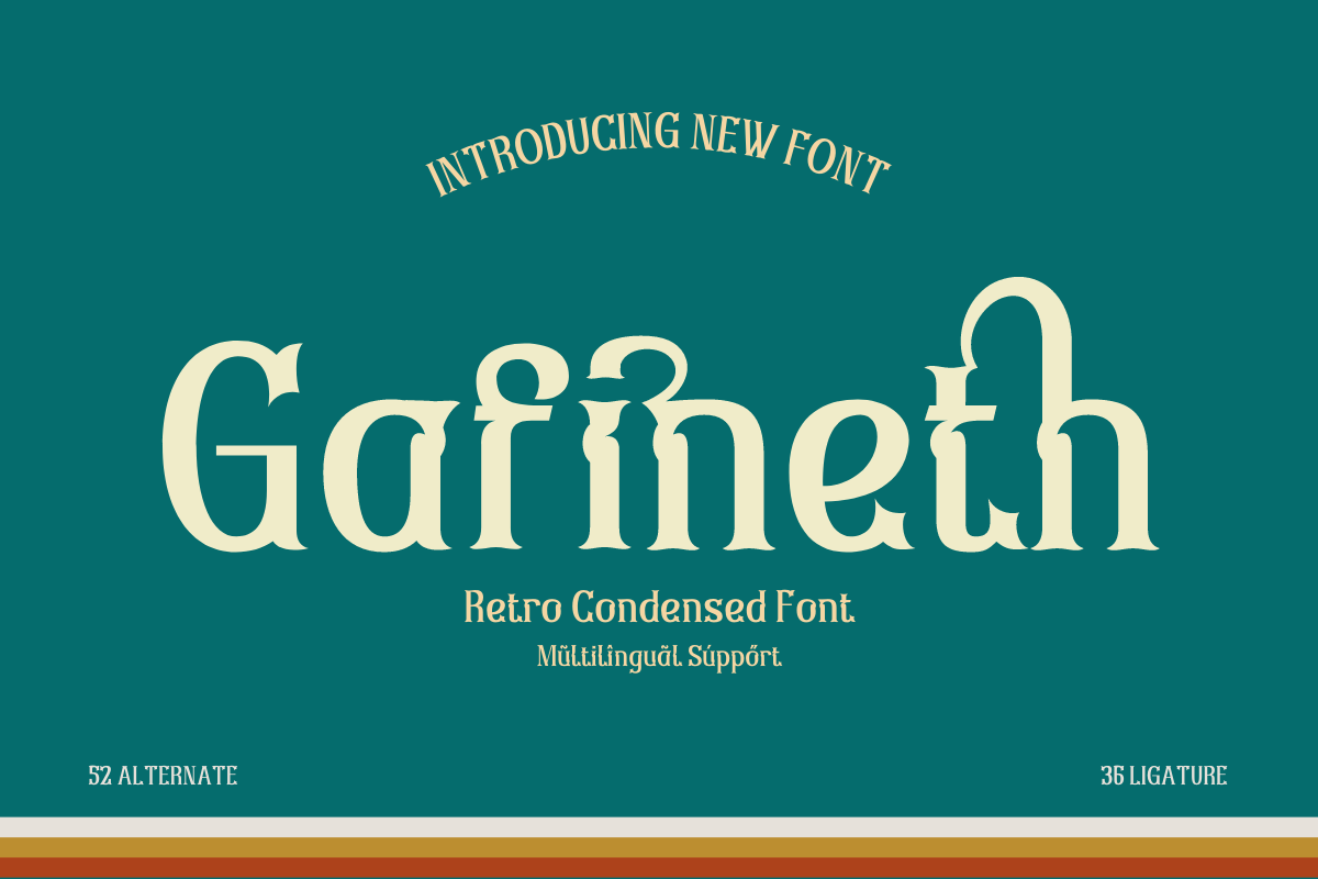 Gafineth – Serif Classic Modernism Font