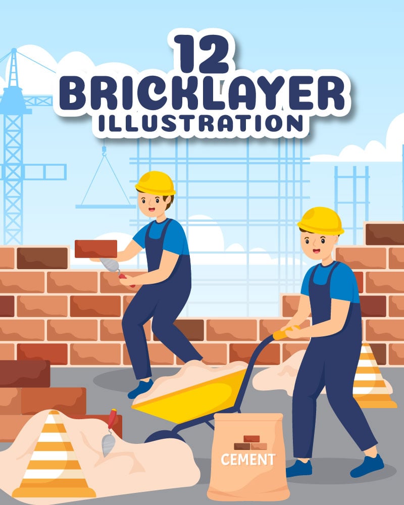 Kit Graphique #325406 Briquelayer Constructeur Divers Modles Web - Logo template Preview