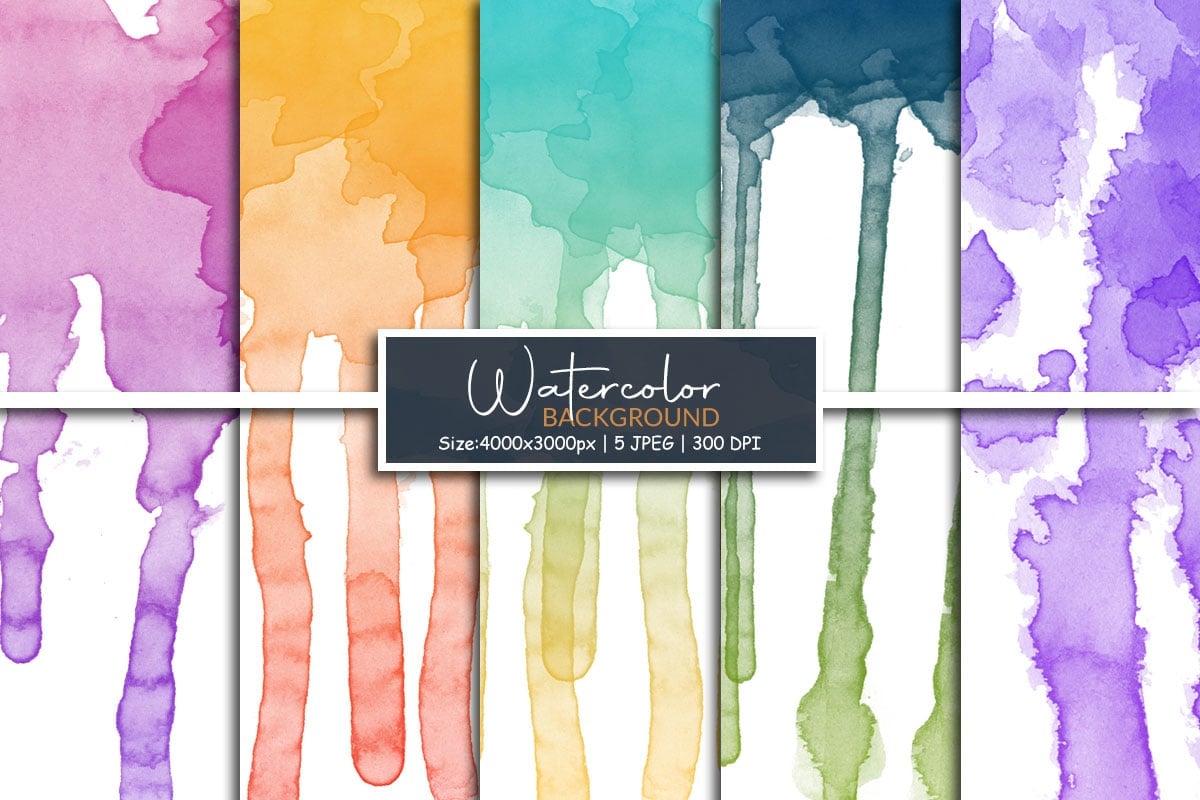Kit Graphique #325441 Watercolor Peindre Divers Modles Web - Logo template Preview