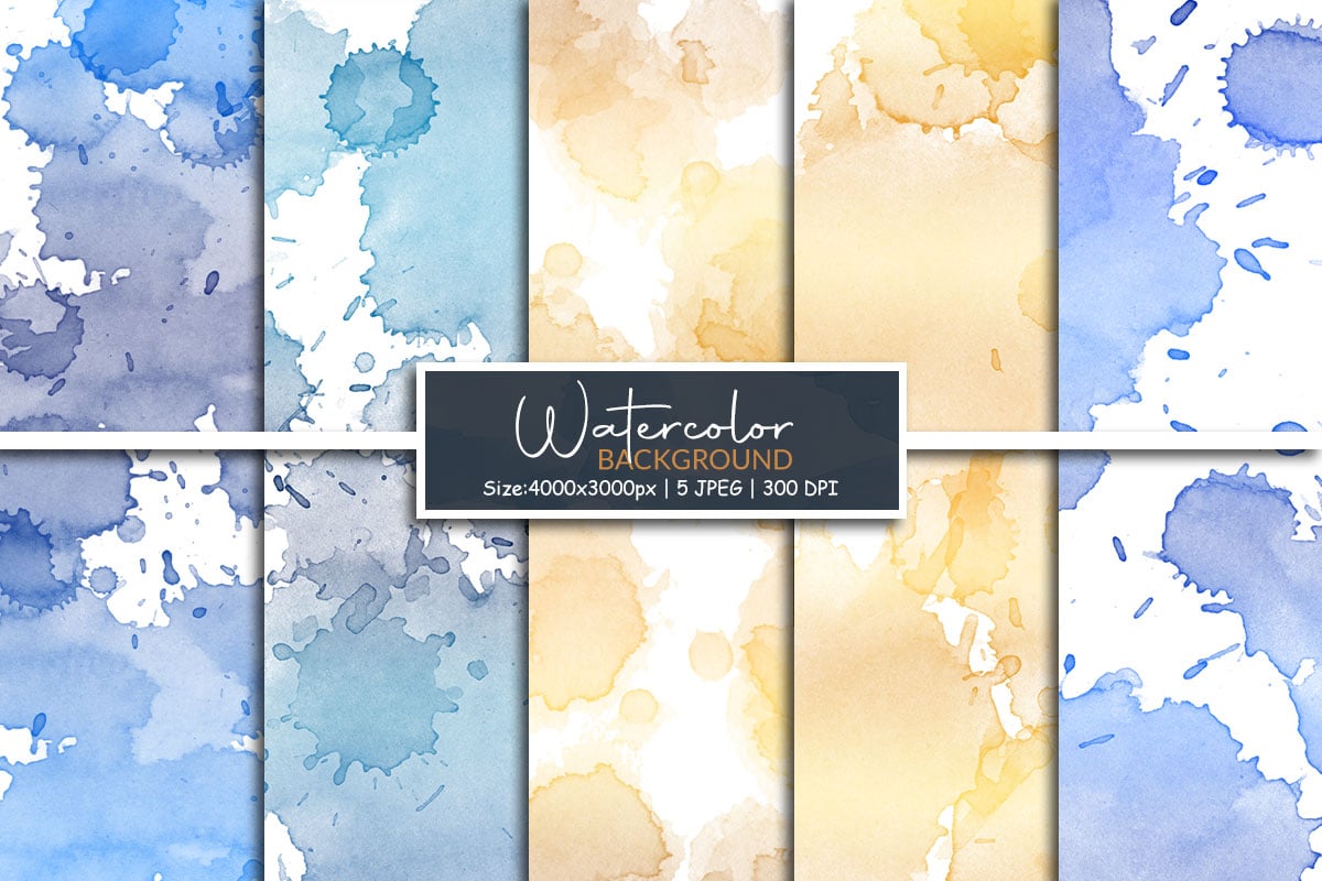 Kit Graphique #325443 Watercolor Peindre Divers Modles Web - Logo template Preview