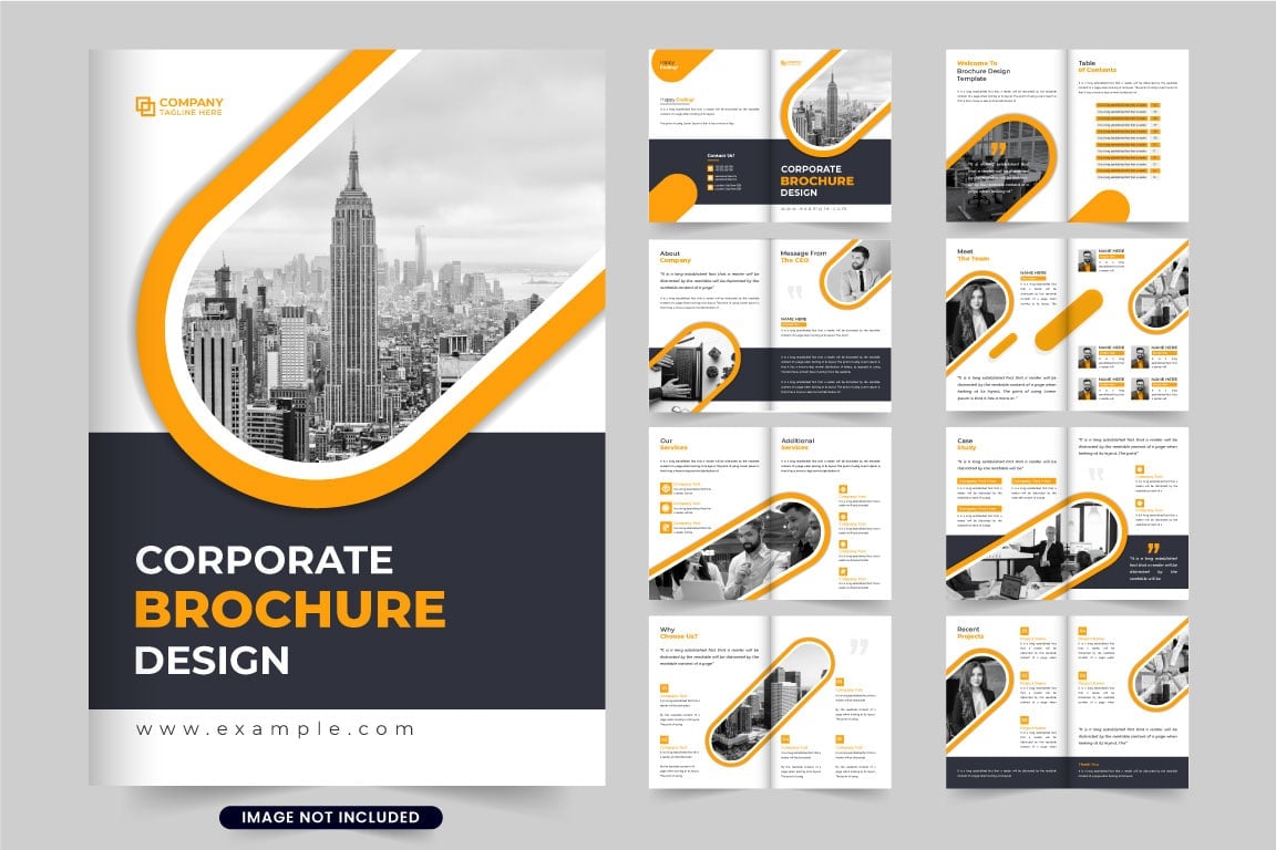 Template #325456 Brochure Company Webdesign Template - Logo template Preview