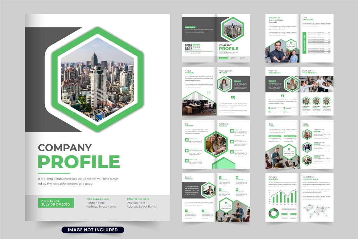 Template #325458 Brochure Company Webdesign Template - Logo template Preview