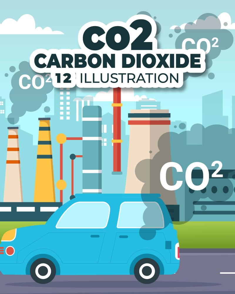 Kit Graphique #325459 Co2 Carbon Divers Modles Web - Logo template Preview