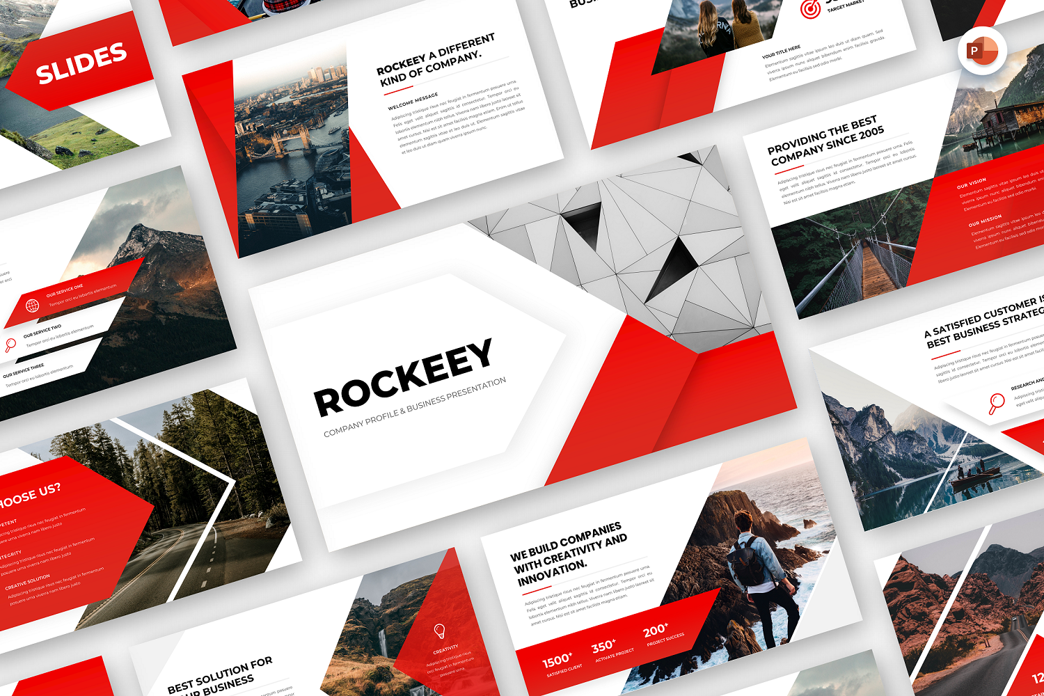 Rockeey - Company Profile & Business PowerPoint Template