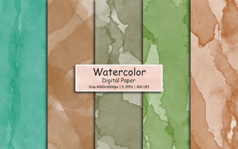 abstract watercolor splash digital paper, paint splatter texture background, scrapbook paper Background