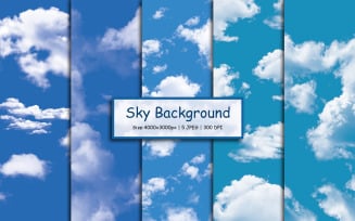 Blue sky background and cloud texture background