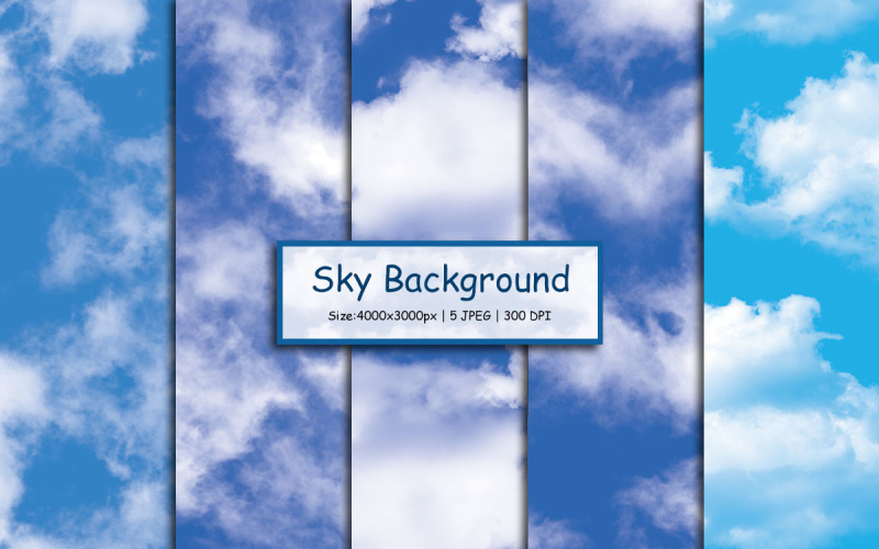 Sky with beautiful cloud and sunshine. Peaceful cloudy sky background Background