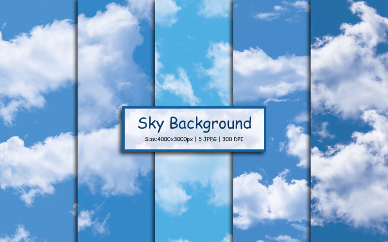 White clouds blue sky background, beautiful Sky cloud and sunshine Background