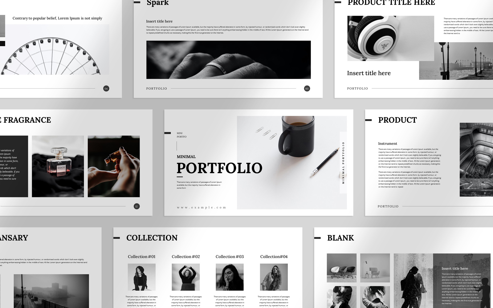 Kit Graphique #325503 Portfolio Presentation Web Design - Logo template Preview
