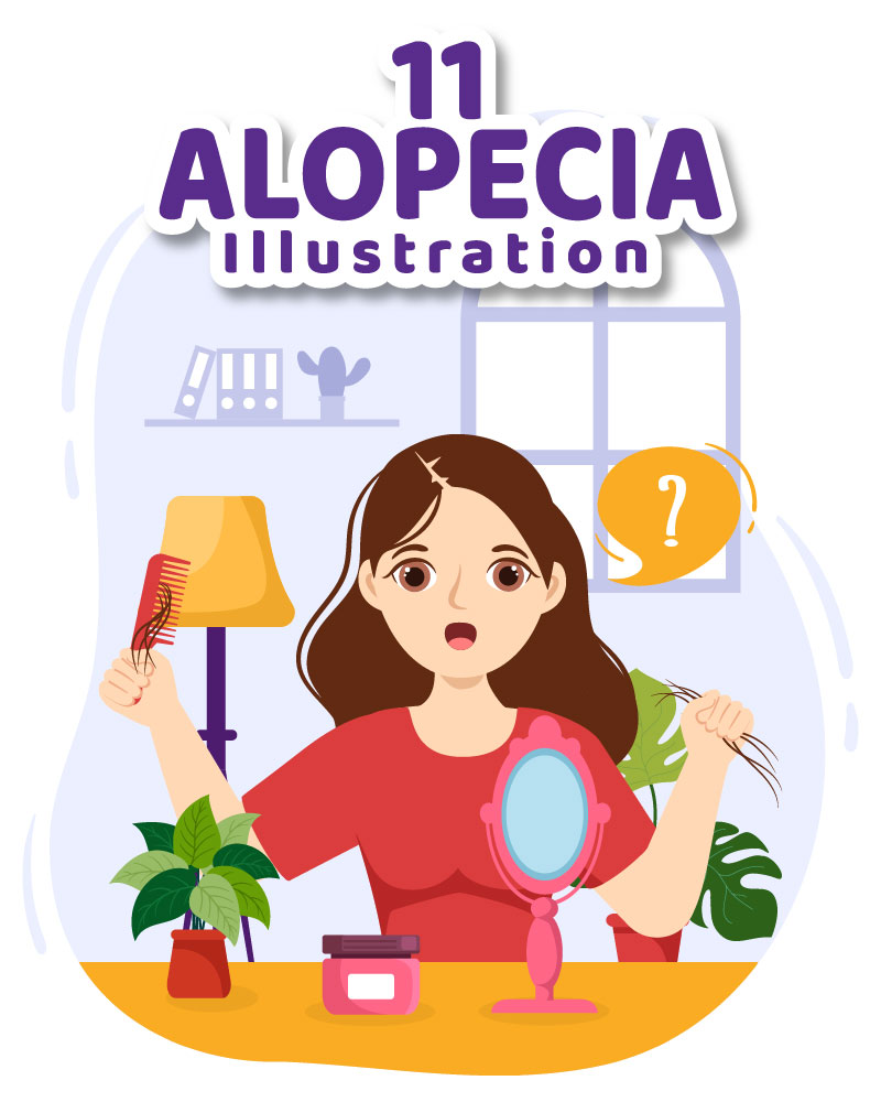 Kit Graphique #325634 Alopecia Cheveu Divers Modles Web - Logo template Preview
