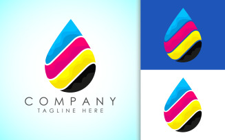 Digital printing logo design template5